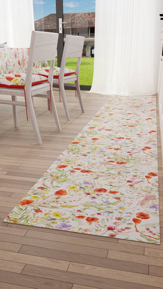 PETTI Tappeto Cucina Antiscivolo Passatoia Cucina lavabile, Floreale-10 Spedizione gratuita
