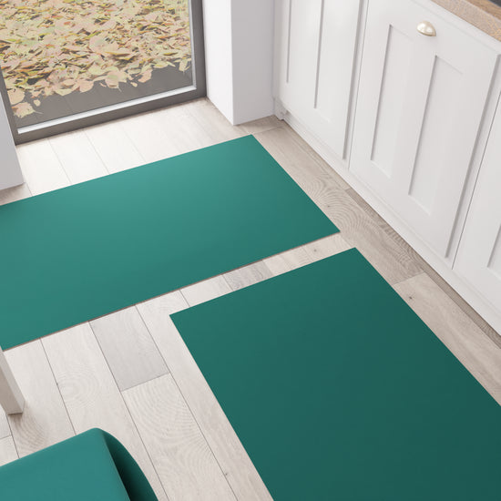PETTI Tappeto Cucina Passatoia Cucina Tinta Unita Verde Ottanio Vendite stagionali