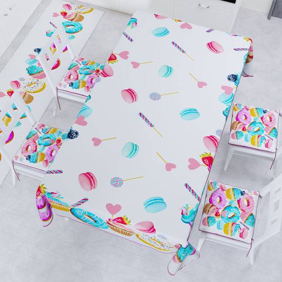 PETTI Cuscini per Sedie Coprisedia 6 Pezzi Donuts Offerte esclusive