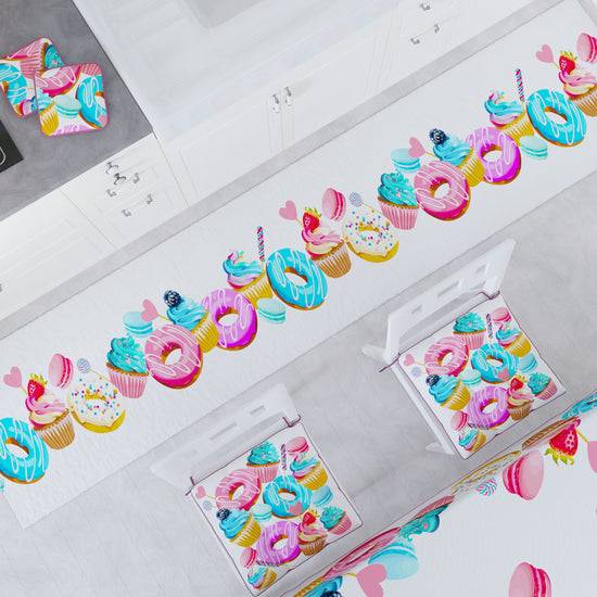 PETTI Cuscini per Sedie Coprisedia 6 Pezzi Donuts Offerte esclusive