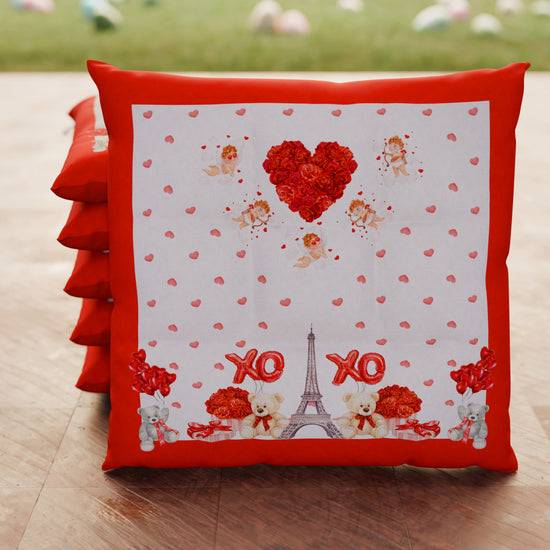 PETTI Cuscini per Sedie San Valentino Coprisedia 6 Pezzi Amour Offerte stagionali