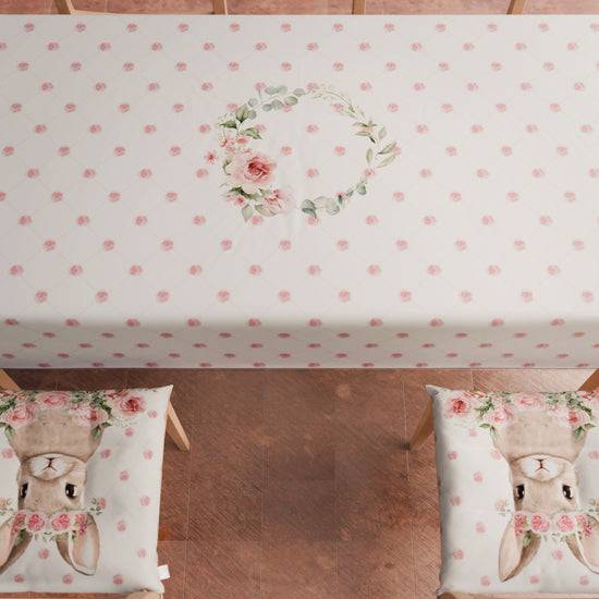PETTI Cuscini Pasqua per Sedie Coprisedia Pasqua 6 Pezzi Pink Rabbit Comprane uno, ottenene uno gratis