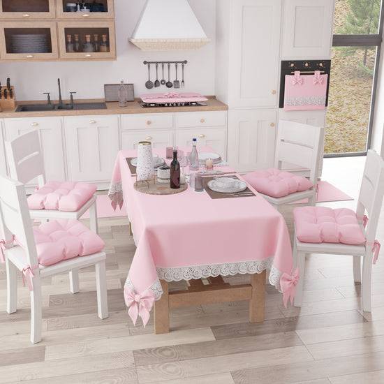 PETTI Cuscini per Sedie Coprisedia Shabby Chic Tinta Unita Rosa Ultimi tre giorni