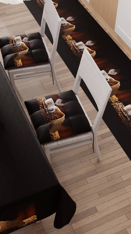 PETTI Tappeto Cucina Antiscivolo Passatoia Cucina lavabile, Caffè Nero Promozione temporanea