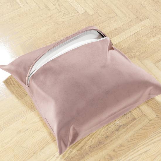 PETTI Cuscini Arredo in Velluto 2pz, Cuscini divano Cipria Black Friday Prezzi
