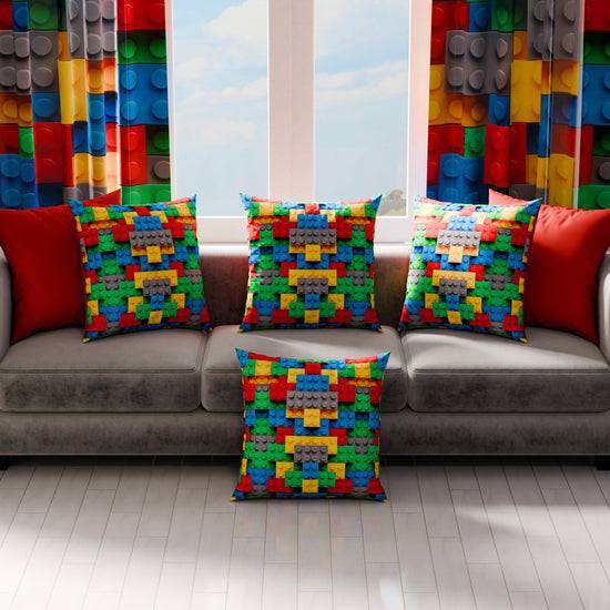 PETTI Cuscini, Copricuscini Divano, Cuscini Arredo in Stampa Digitale Lego Sconto