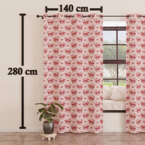 PETTI Tenda Arredo da Interno a Pannelli con Anelli Fiocco Rosa I Più Venduti