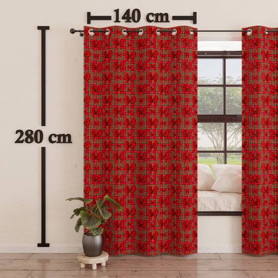 PETTI Tenda Arredo da Interno a Pannelli con Anelli Fiocco Tartan, Fantasia Scozzese Negozio