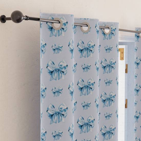 PETTI Tenda Arredo da Interno a Pannelli con Anelli Fiocco Celeste Sconto di tempo limitato