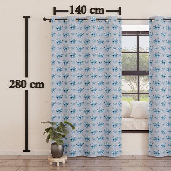 PETTI Tenda Arredo da Interno a Pannelli con Anelli Fiocco Celeste Sconto di tempo limitato
