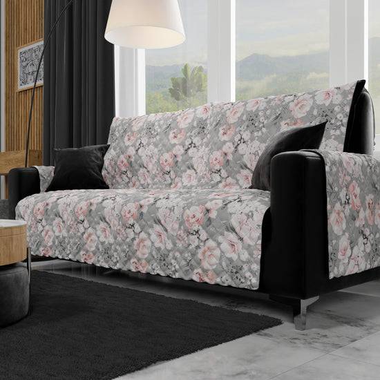 PETTI Copridivano, Salvadivano in Stampa Digitale, Reversibile, Floreale 17-02 Offerta speciale