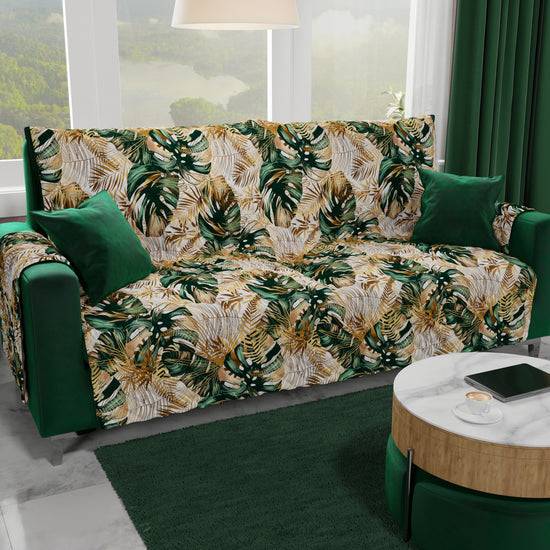 PETTI Copridivano, Salvadivano in Stampa Digitale, Reversibile, Tropical 04 Flash Sale