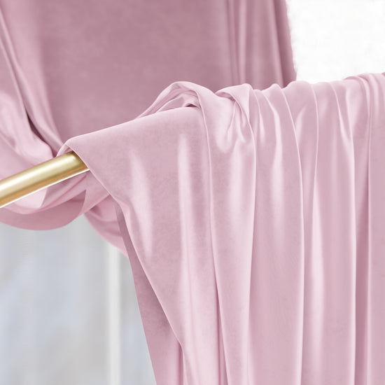 PETTI Tenda a Pannello in Velluto per Interni con Anelli, 140x280 cm, Rosa Offerta Giorno del Papà