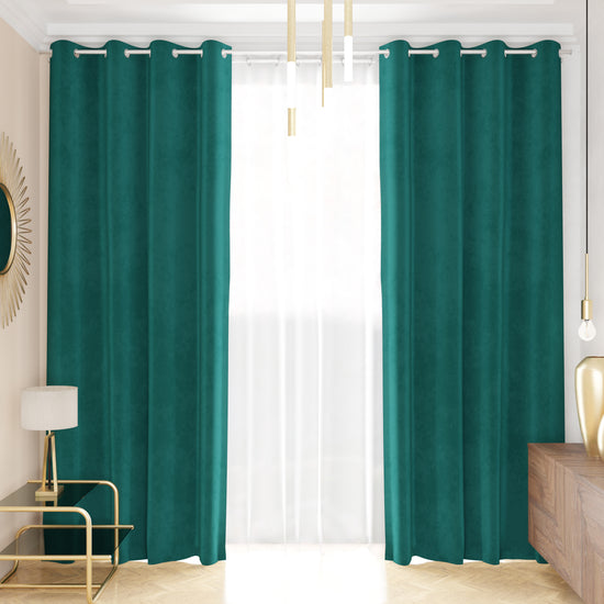 PETTI Tenda a Pannello in Velluto per Interni con Anelli, 140x280 cm, Ottanio Lightning offer