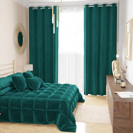 PETTI Tenda a Pannello in Velluto per Interni con Anelli, 140x280 cm, Ottanio Lightning offer