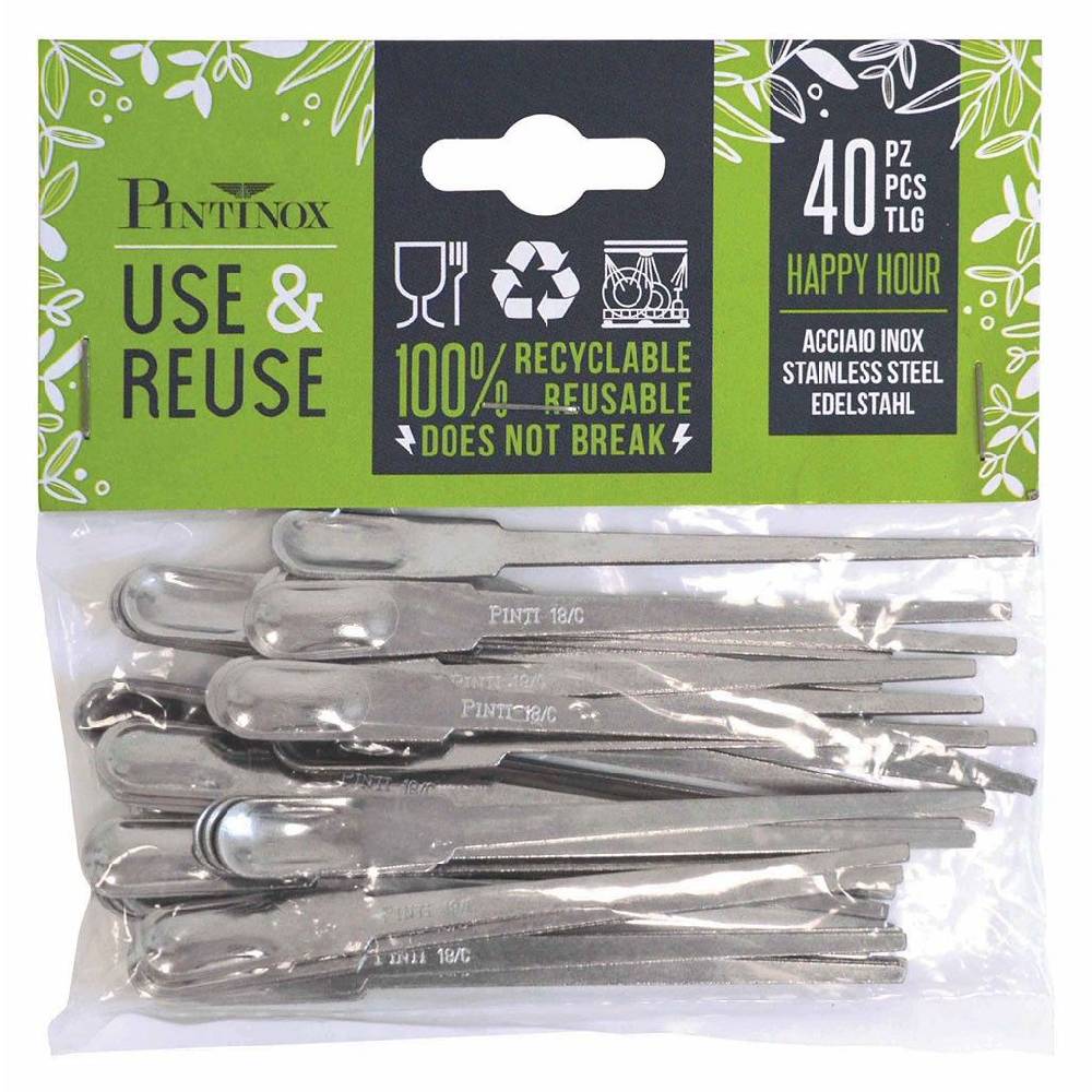 Pintinox HAPPY HOUR » Cucchiaio in confezione a 40 pezzi In Linea