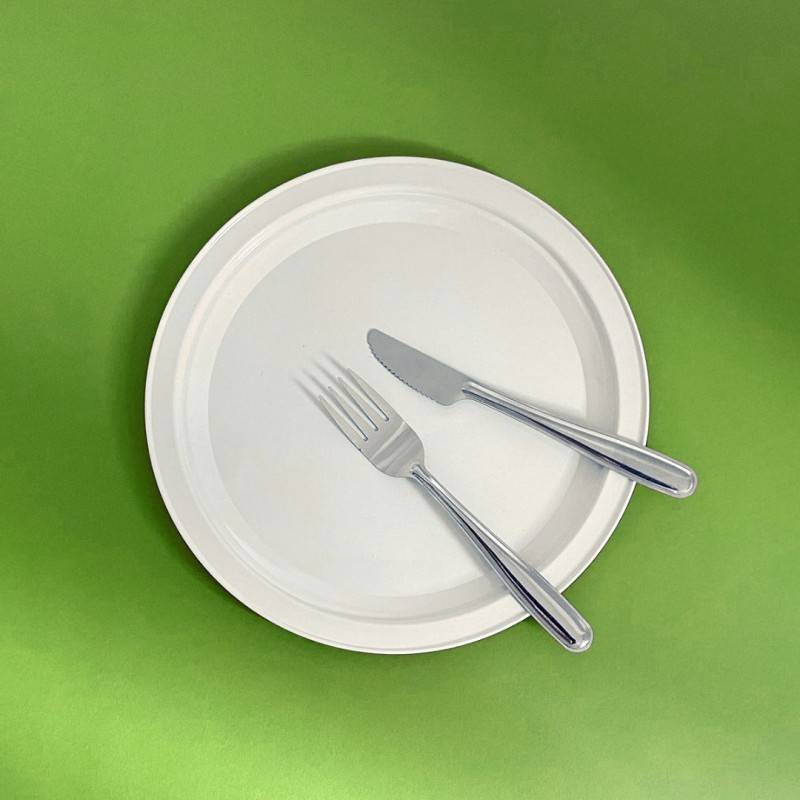 Pintinox Piatto Use&Reuse » Set 6 pz piatto in acciaio riutilizzabile per pic-nic e party Promozione