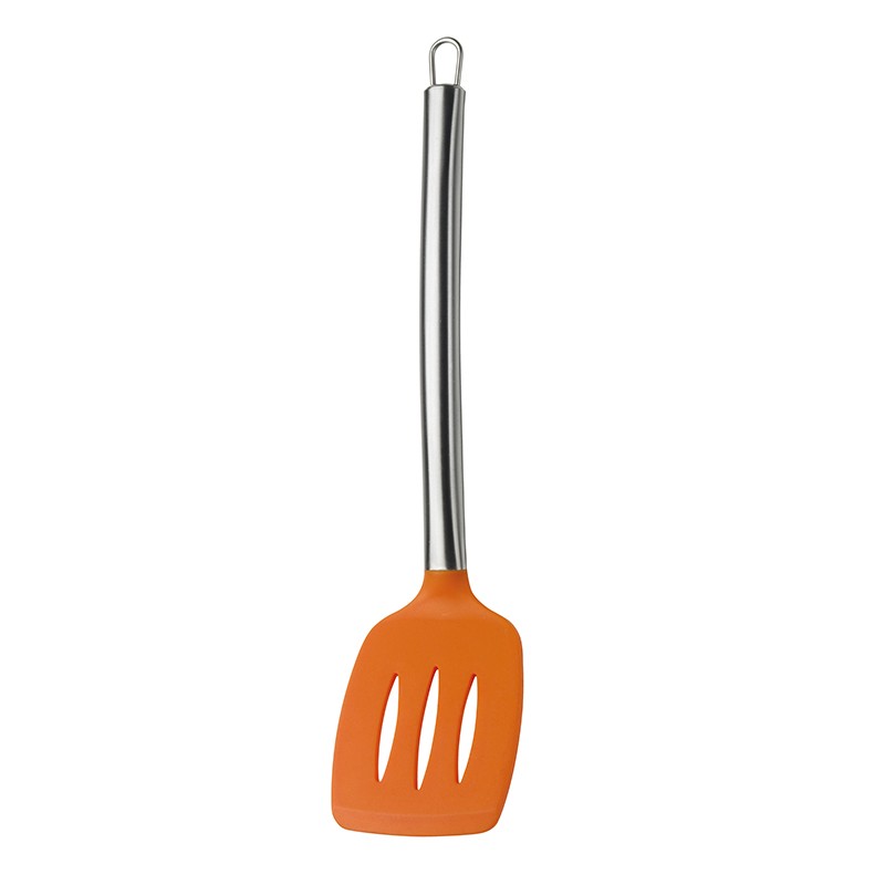 Pintinox ORANGE » Spatola forata da cucina in acciaio e silicone Economico