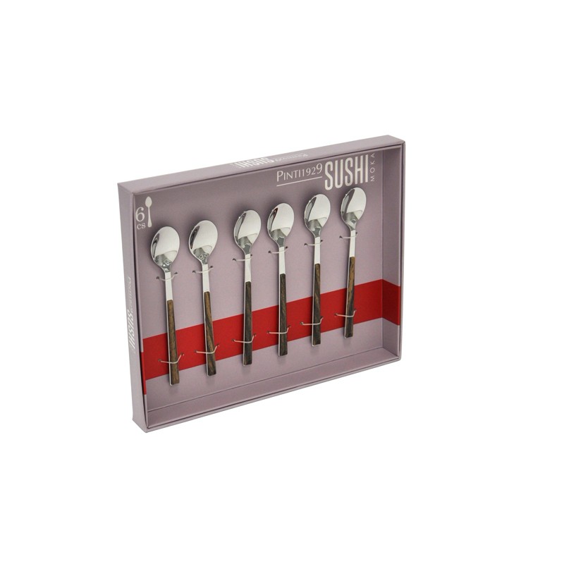 Pintinox Sushi Moka » Cucchiaini con manico wenge I Più Venduti
