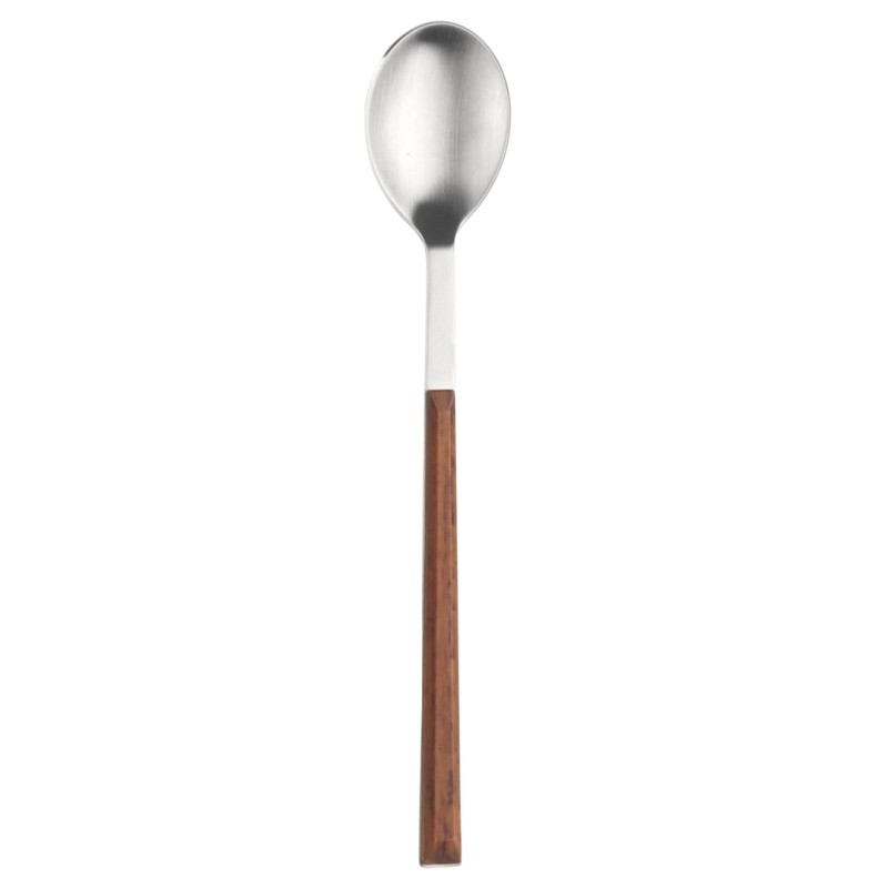 Pintinox Sushi Moka » Cucchiaini satinato con manico mogano