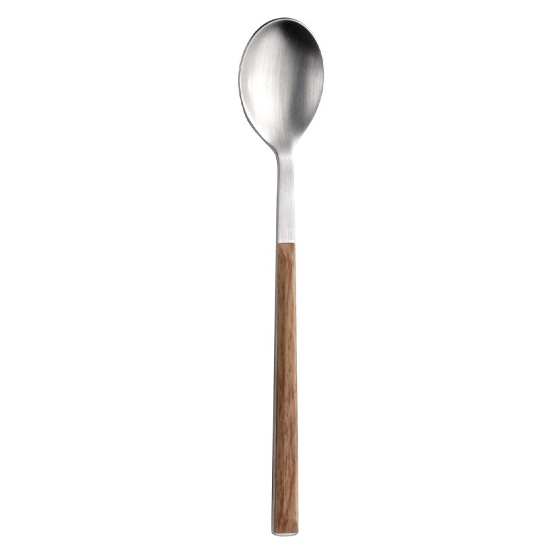 Pintinox Sushi Moka » Cucchiaini satinato con manico teak