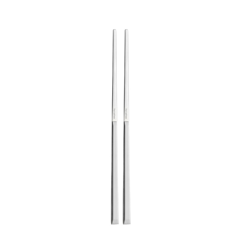 Pintinox Sushi Pro » Set 24 posate da tavola in acciaio satinato con manico bianco Italy