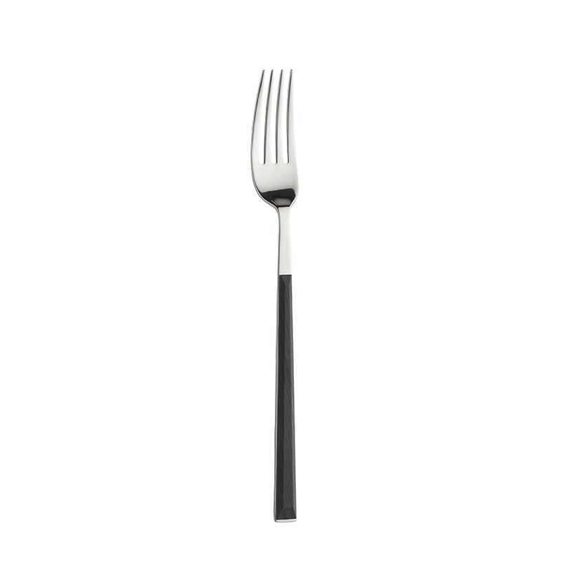 Pintinox Sushi Queen » Set 24 posate da tavola in acciaio lucido con manico ebano Nuovo