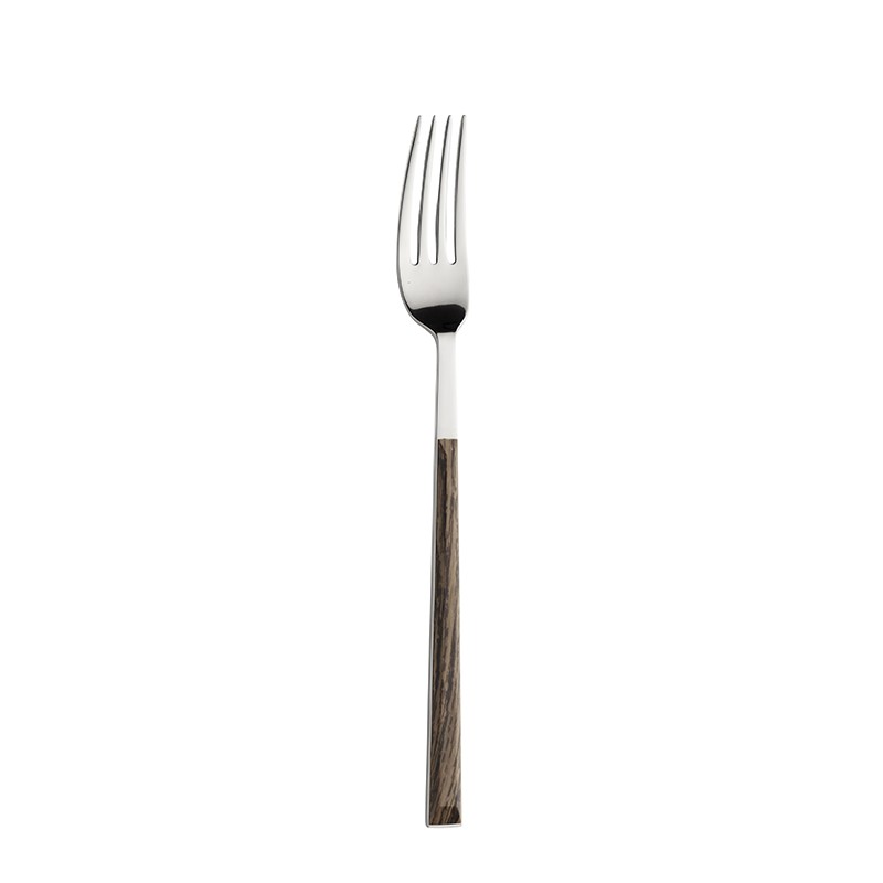Pintinox Sushi Queen » set 24 posate da tavola in acciaio lucido con manico wenge Promozione
