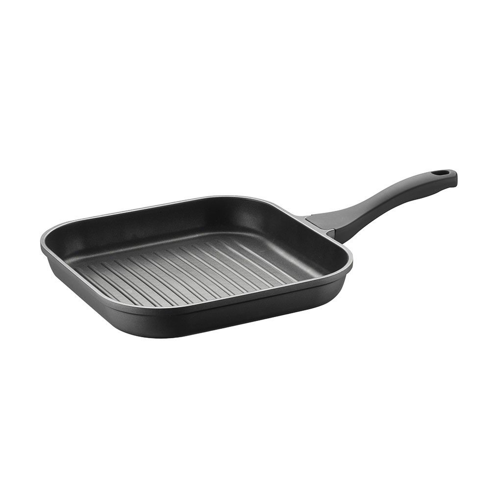 Pintinox PRO » Bistecchiera con grill 28x28 cm in alluminio con rivestimento interno antiaderente Convenienza