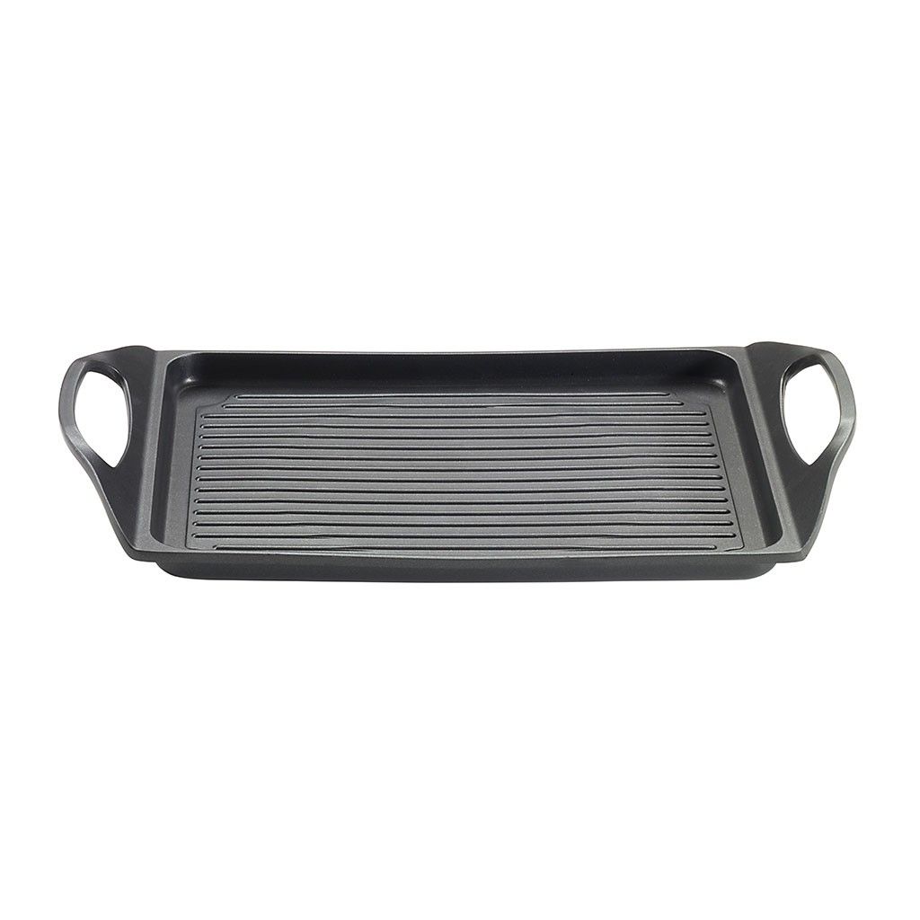 Pintinox PRO » Piastra con grill 45x27 cm in alluminio con rivestimento interno antiaderente Hotsell