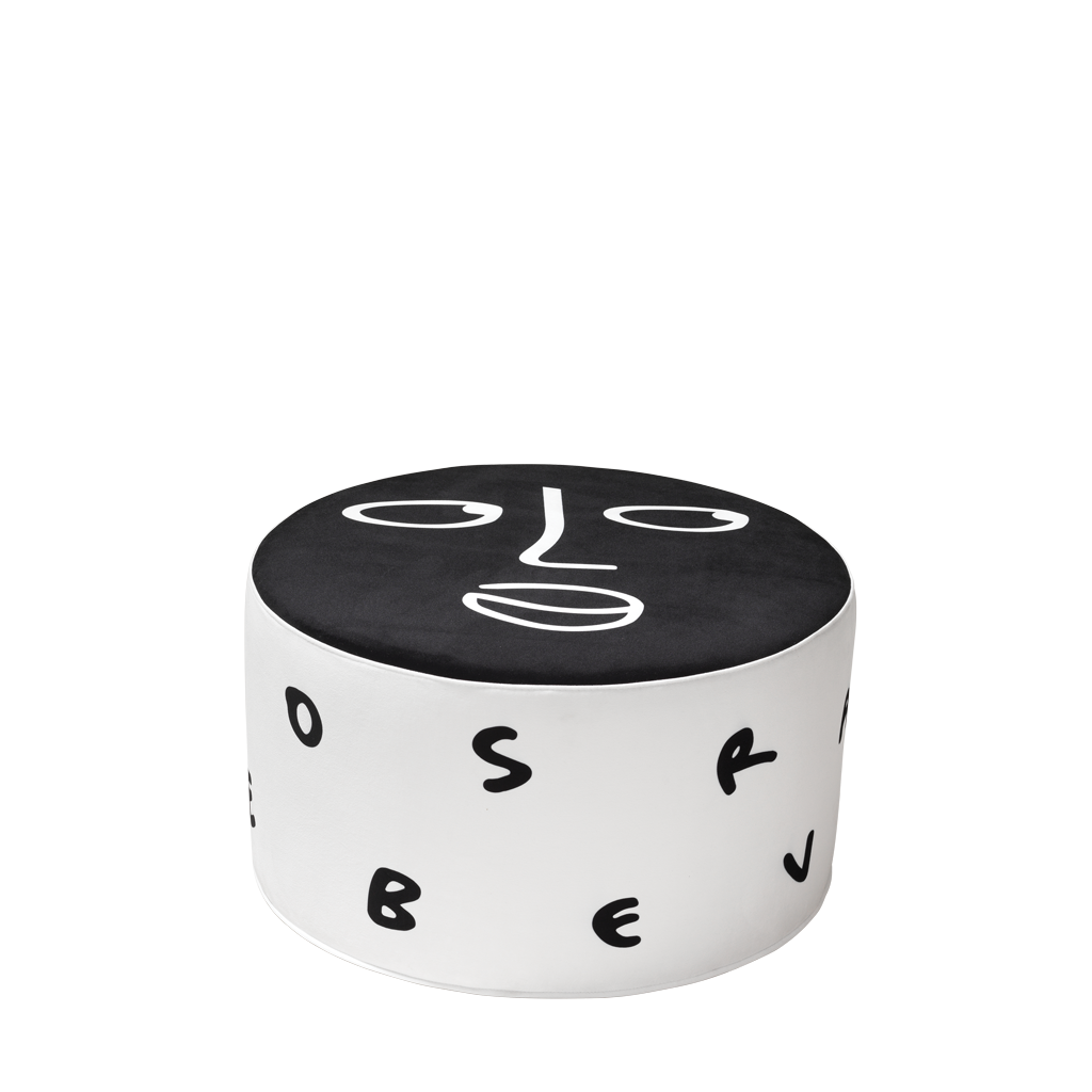 Qeeboo Midnight Monologue Pouf M Pezzi Unici