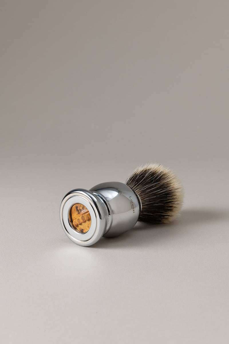 Lorenzi Milano Pennello barba cromato Sottocosto