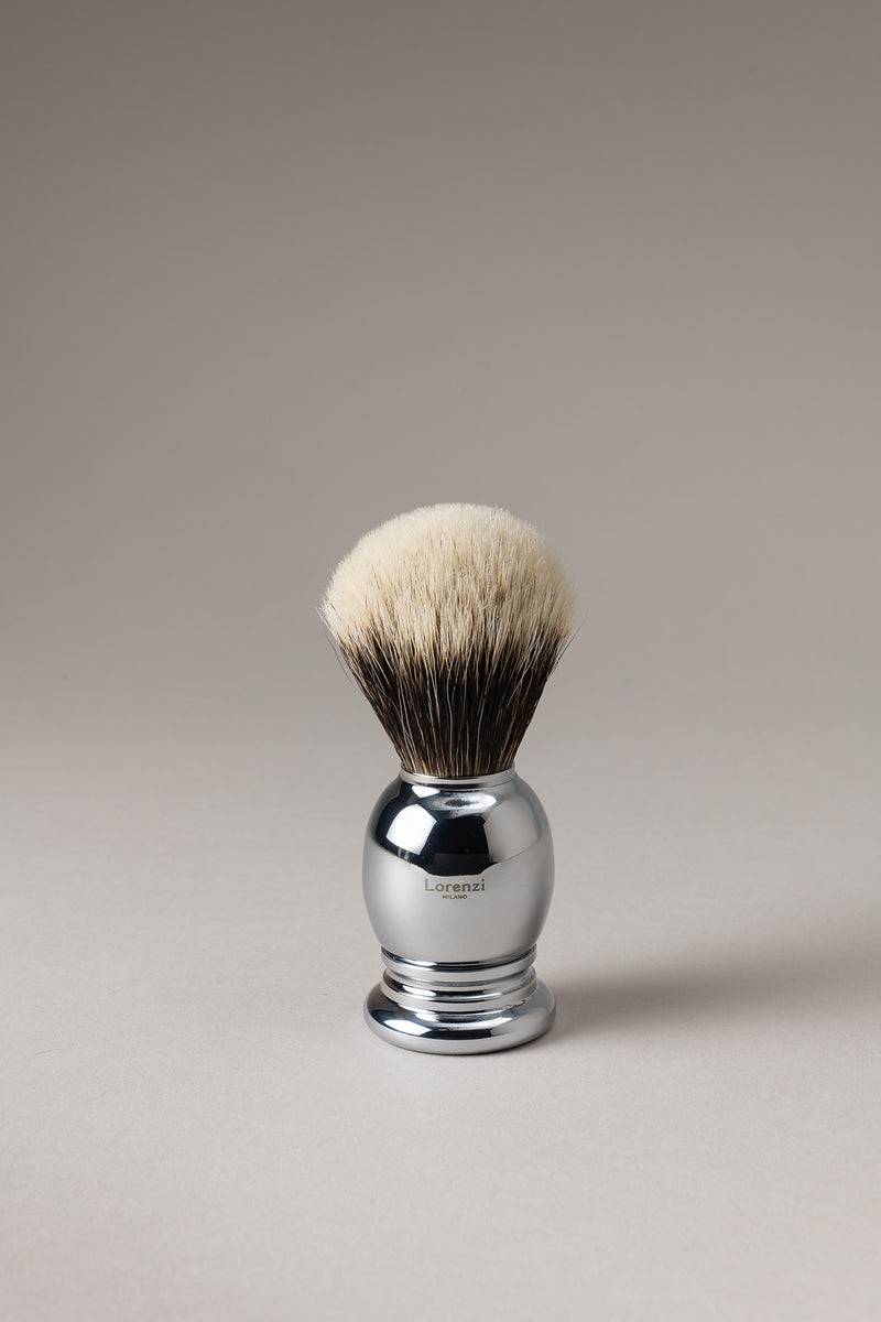 Lorenzi Milano Pennello barba cromato Presa