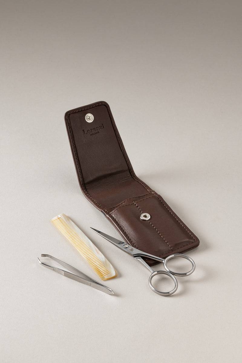 Lorenzi Milano Set barba/baffi in Nappa Economico