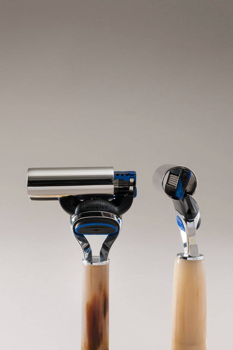 Lorenzi Milano Set barba toilette con campana in Zebu Novità