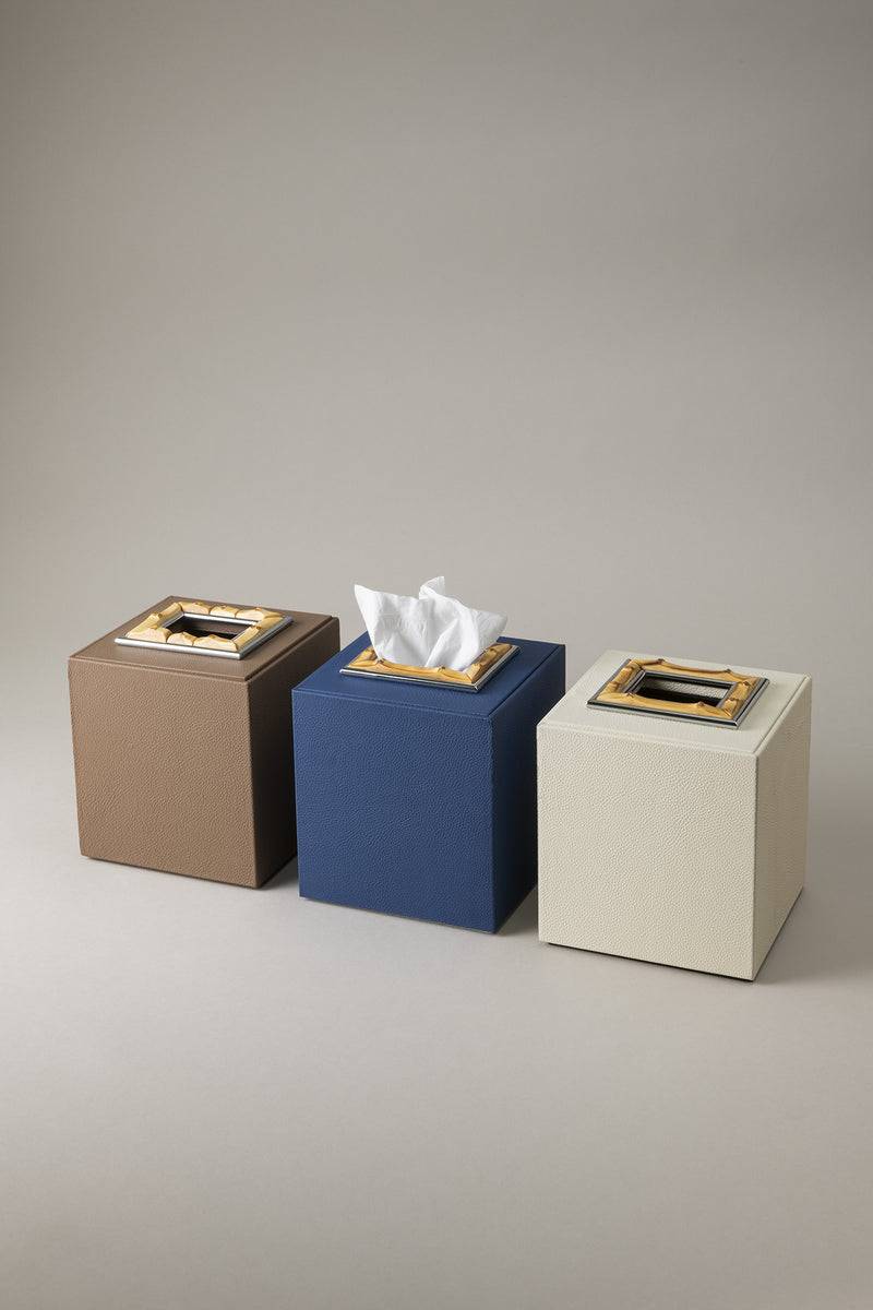 Lorenzi Milano Cubo porta fazzoletti in Bambù Vendita Economica