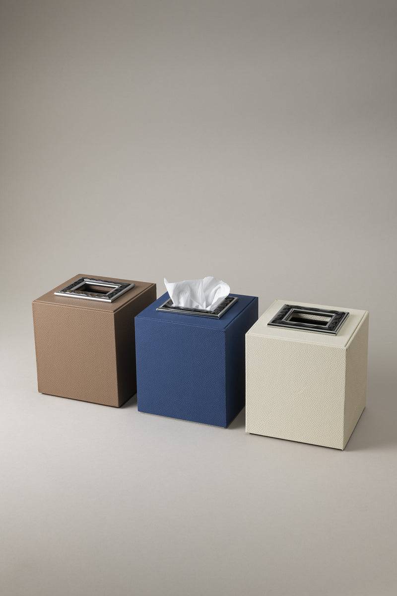 Lorenzi Milano Cubo porta fazzoletti in Orice Saldi Di Fabbrica
