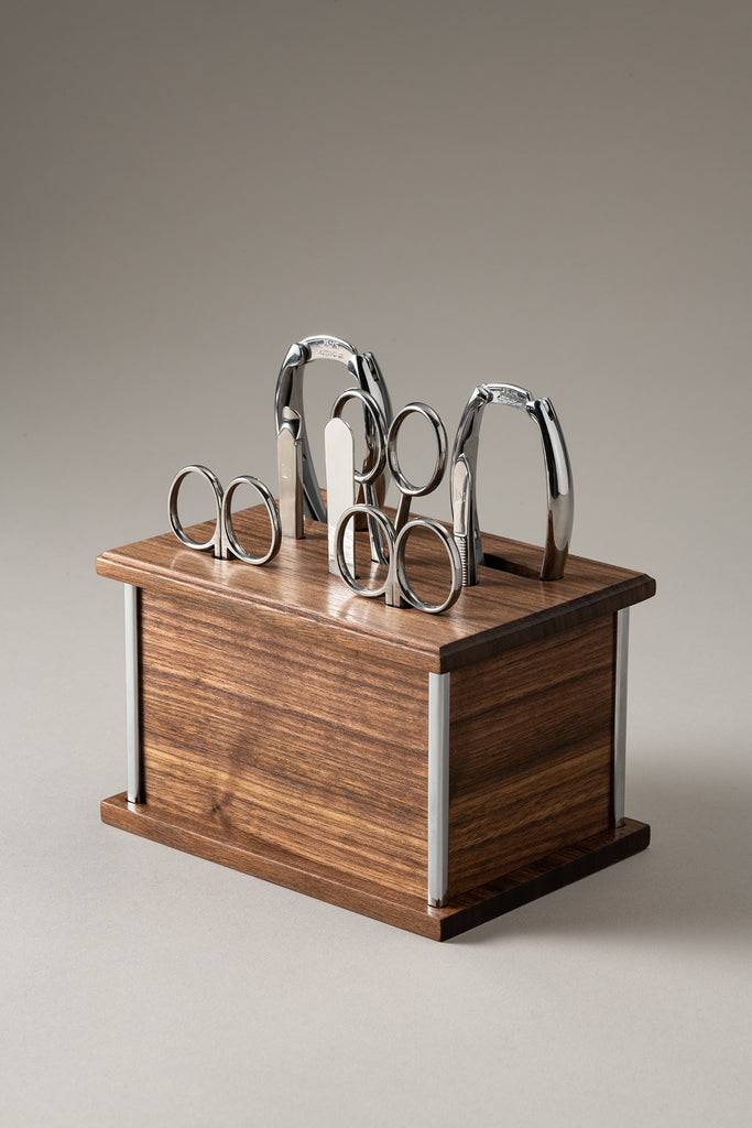 Lorenzi Milano Completo manicure da toilette in Legno 2025