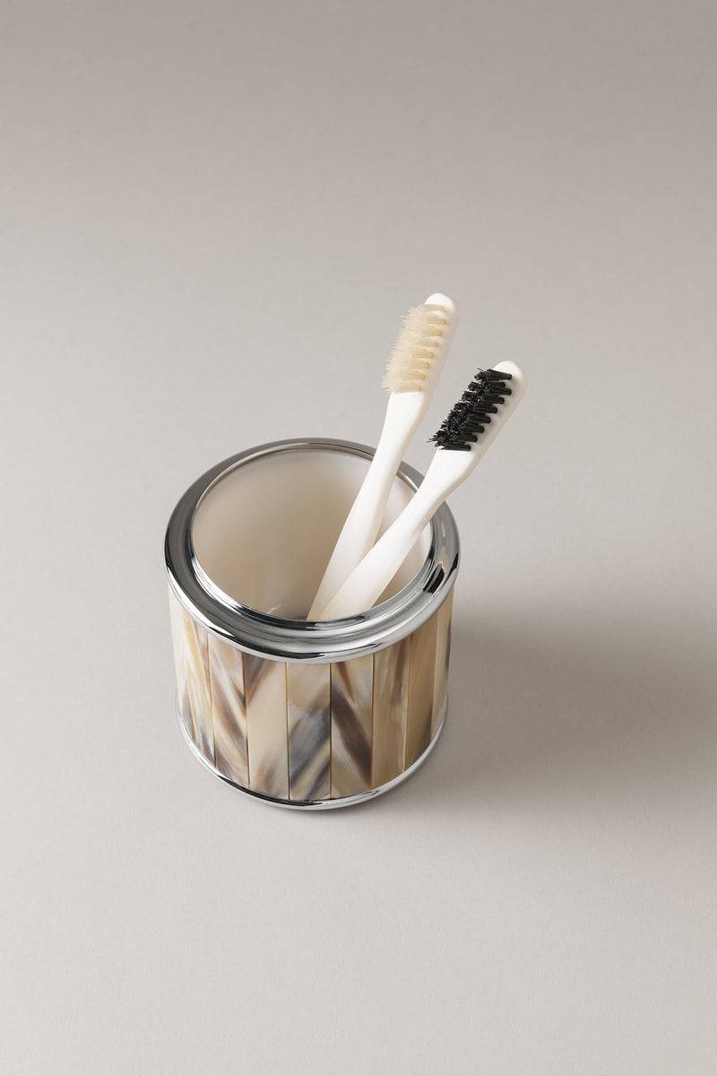 Lorenzi Milano Porta spazzolini da denti in Zebu Nuovo