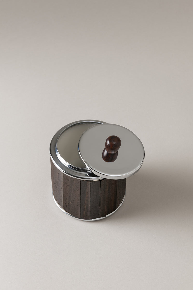 Lorenzi Milano Barattolo porta cotone da toilette in Legno Prezzo Ridotto