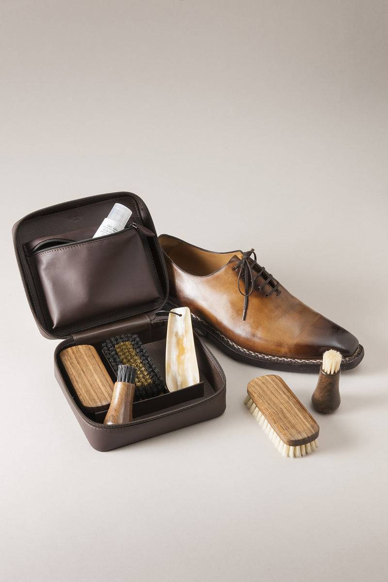 Lorenzi Milano Set scarpe viaggio in Nappa Negozi Online