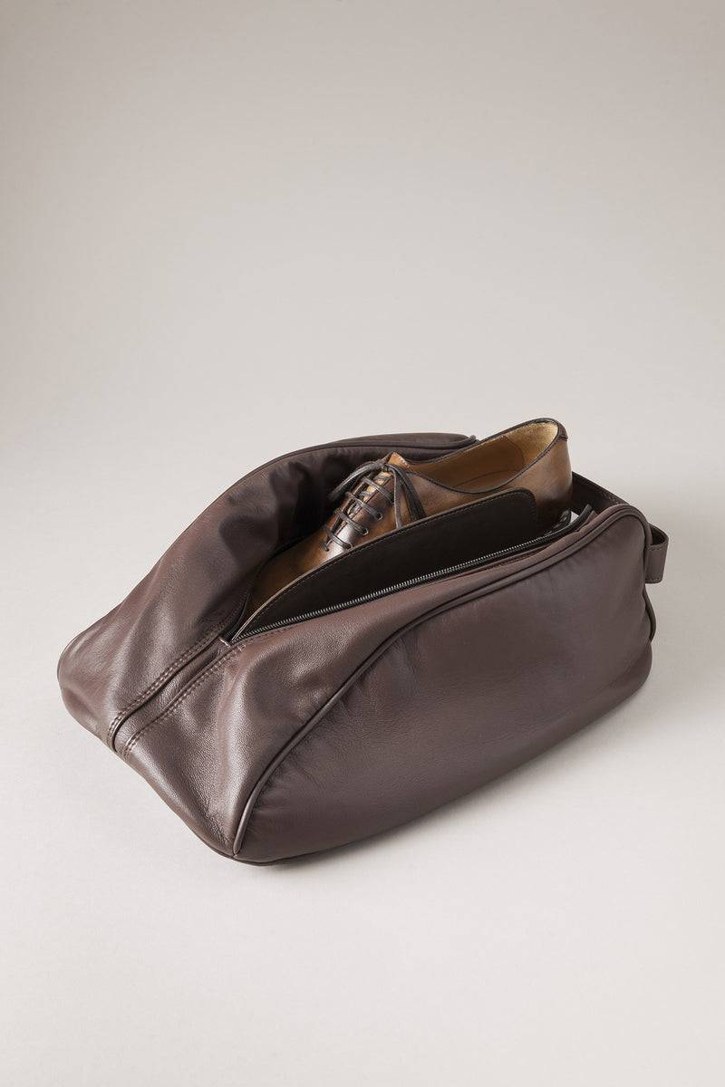 Lorenzi Milano Busta porta scarpe in Nappa Consegna Veloce