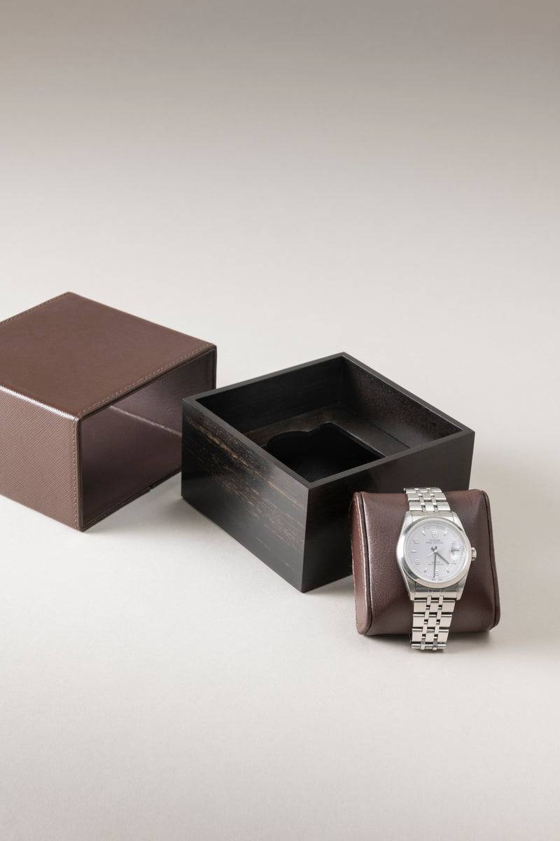 Lorenzi Milano Scatola per orologio in Saffiano Outlet