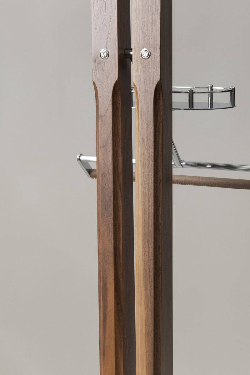 Lorenzi Milano Servo muto da bagno con specchio in Legno Nuova