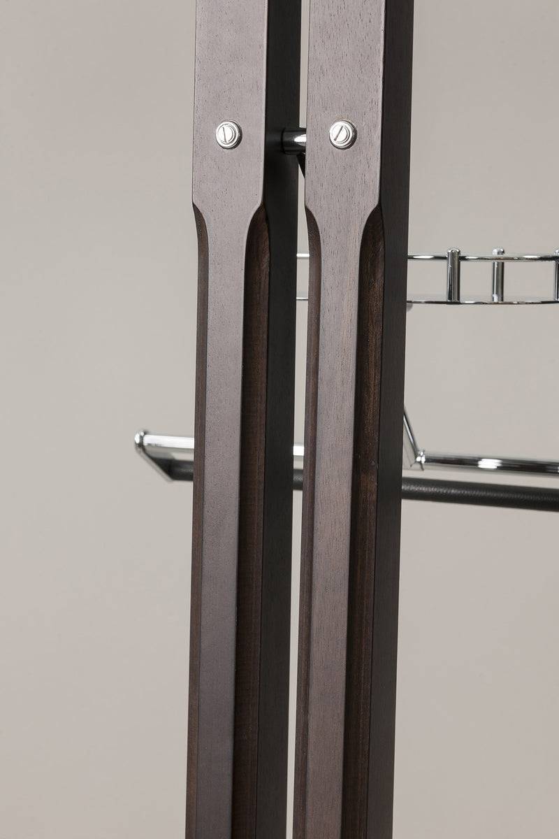 Lorenzi Milano Servo muto da bagno con specchio in Marmo Portoro Moda