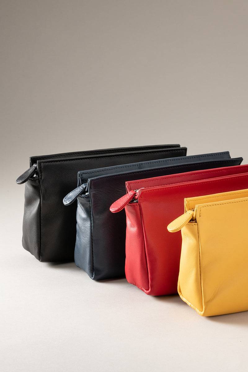 Lorenzi Milano Necessaire con una cerniera in Nappa Acquista Ora