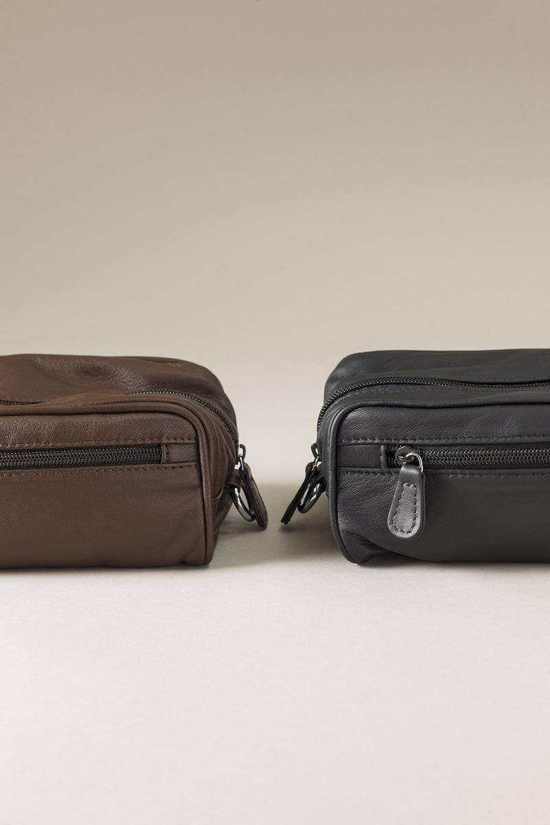 Lorenzi Milano Necessaire da viaggio piccolo in Nappa Promozione Limitata