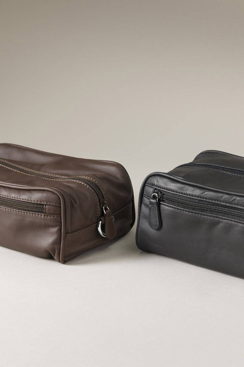 Lorenzi Milano Necessaire da viaggio medio in Nappa Fino Al -60%