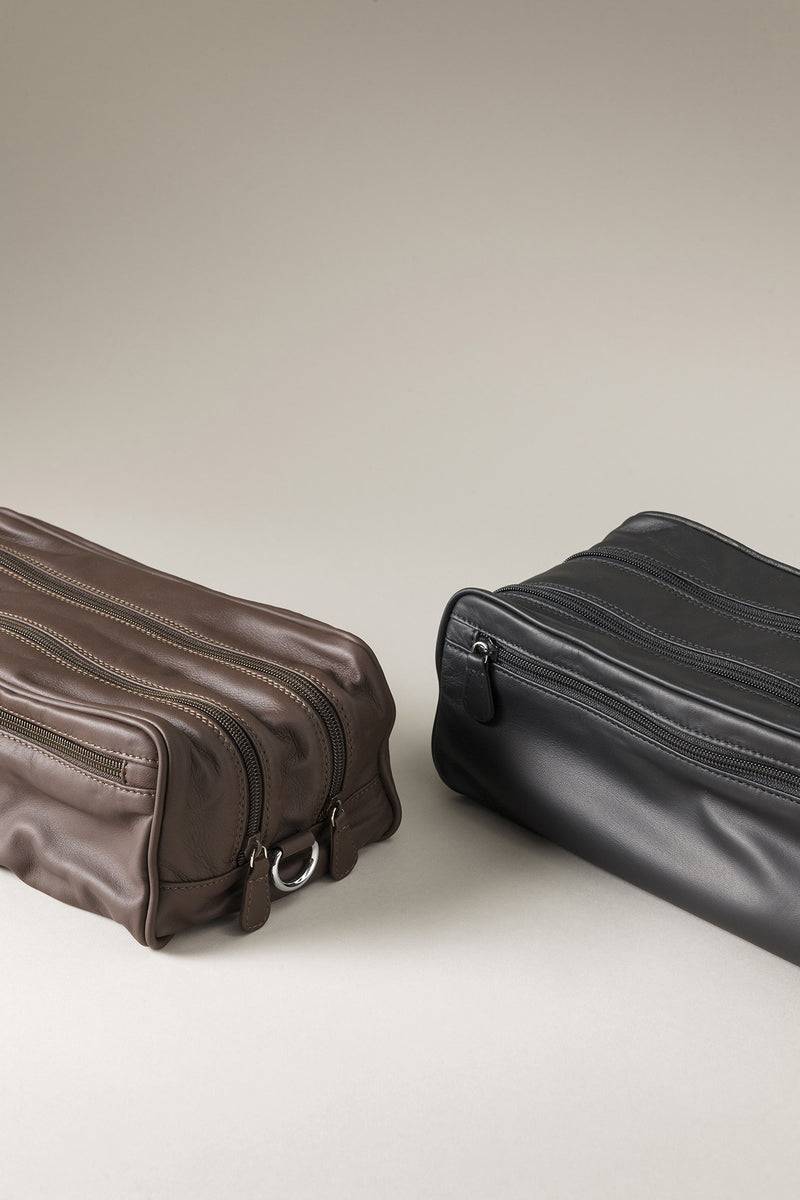 Lorenzi Milano Necessaire da viaggio grande in Nappa Shopping Online