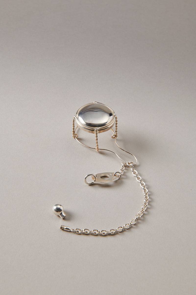 Lorenzi Milano Portachiavi tappo champagne in Argento Saldi